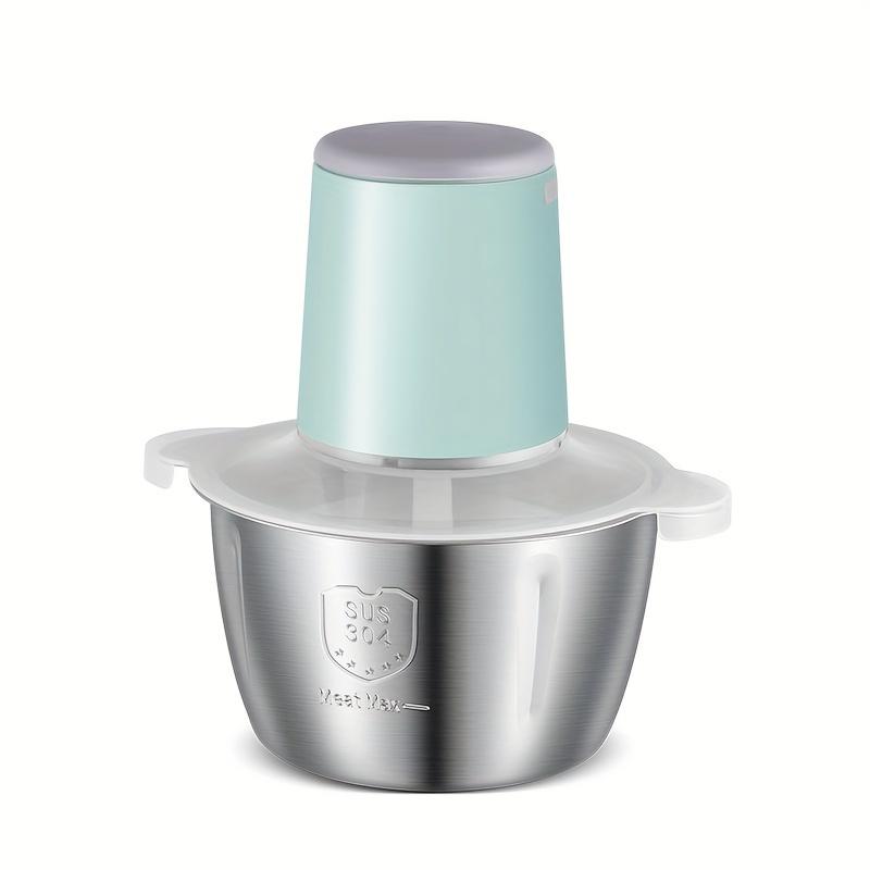 

Электрическая мясорубка для дома 2 л с небольшим материалом из нержавеющей стали многофункциональная многоскоростная машина для приготовления пищи зелёный