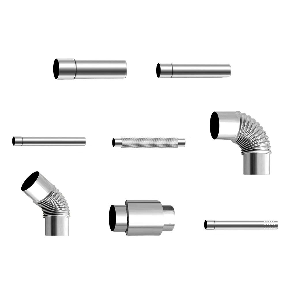 Air Flow Control And Leakproof Chimney Exhaust For Ventilation Flexible Exhaust Duct