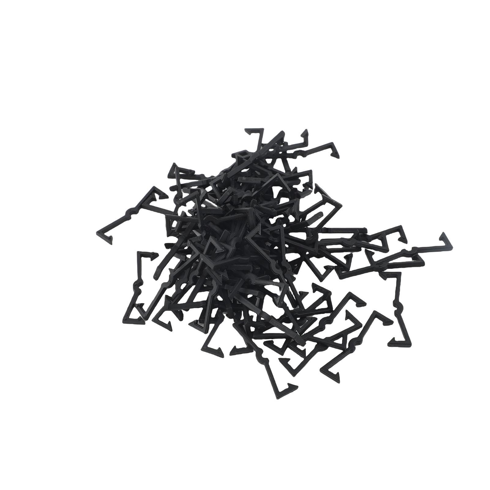 100 STKS Pegboard Haken Sloten ABS Peg Board Clip Houders Display   Past op 1/4 Inch en 1/8 Inch Pegboards