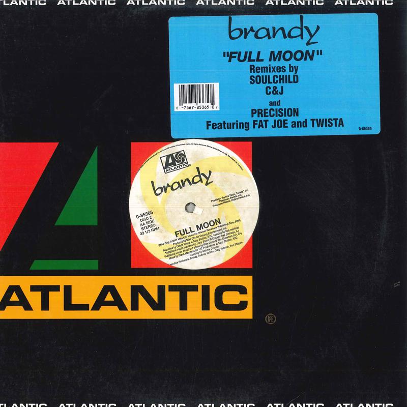 

12inch Record BRANDY - Full Moon 085365 Atlantic 2001 US Rap & Hip-Hop/R&B Used