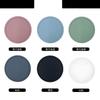 Large Black Non-Slip Silicone Drink Coasters Set - Anti-Stain Heat Resistant Cup Mats for Outdoor Drinks