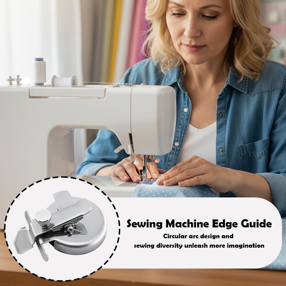 1/2/5PCS Round Magnetic Seam Guide Precision Quilting & Sewing Tool with Adjustable Clip Anti-curling Sewing Accessories