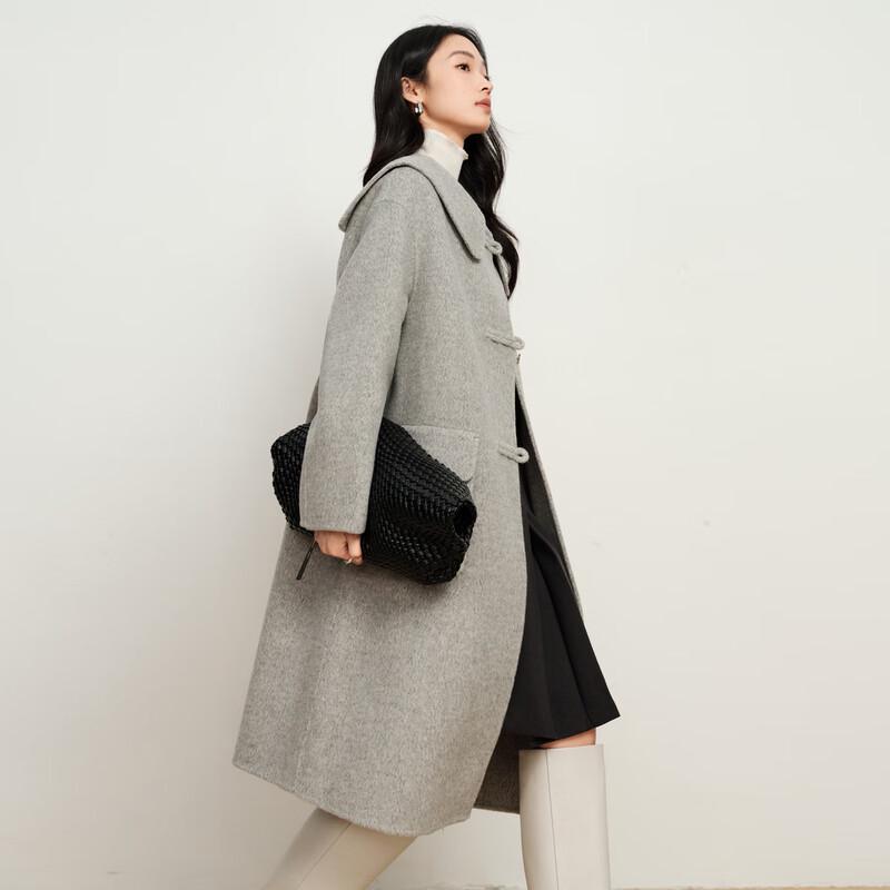 Elva' Island Women's Double-Faced Wool Coat
