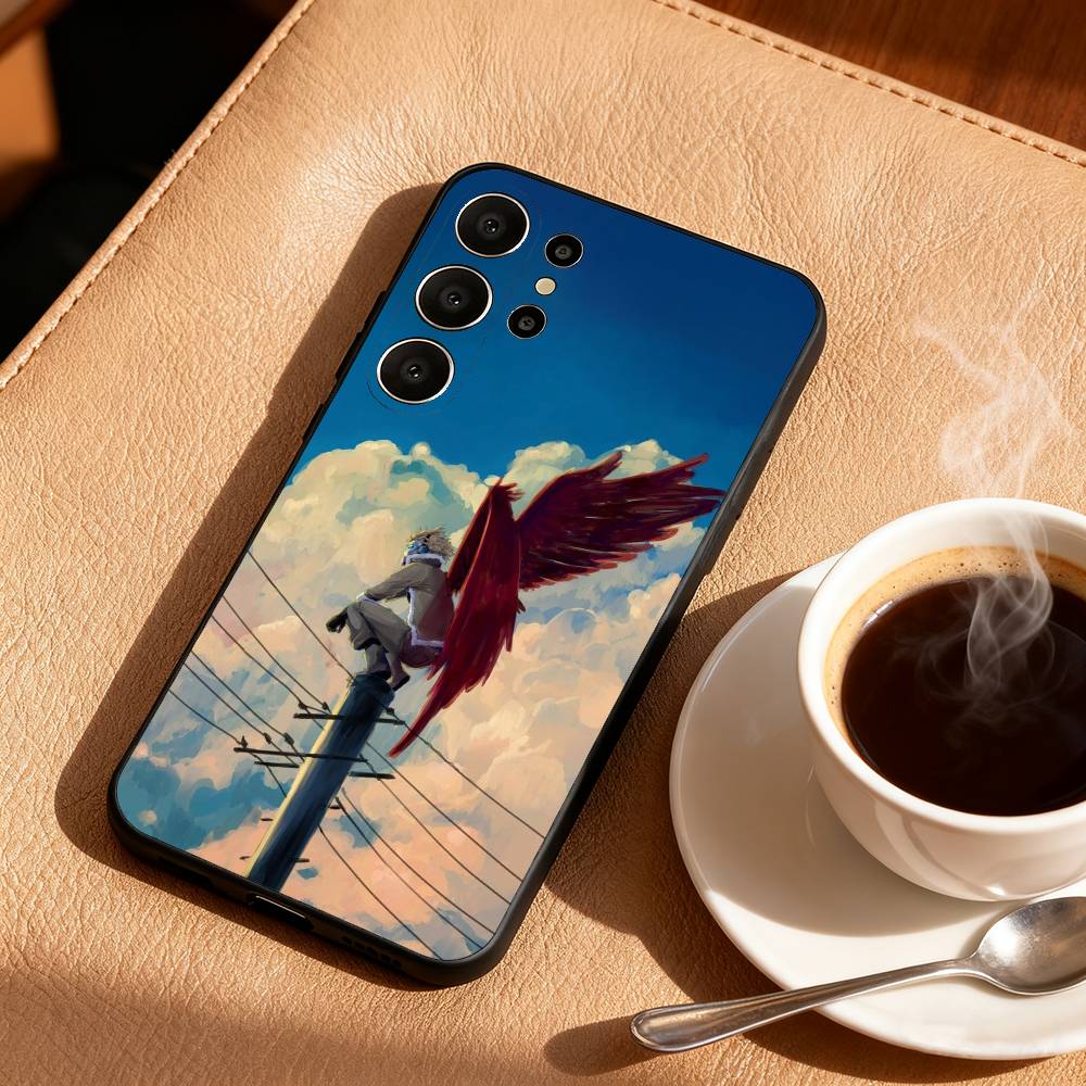 Чехол для телефона Hawks BNHA M-MHA для Samsung S26,S25,24,23,22,30,21,10,9,Ultra,Plus,Lite,FE Мягкий черный чехол Samsung S23ULTRA5G