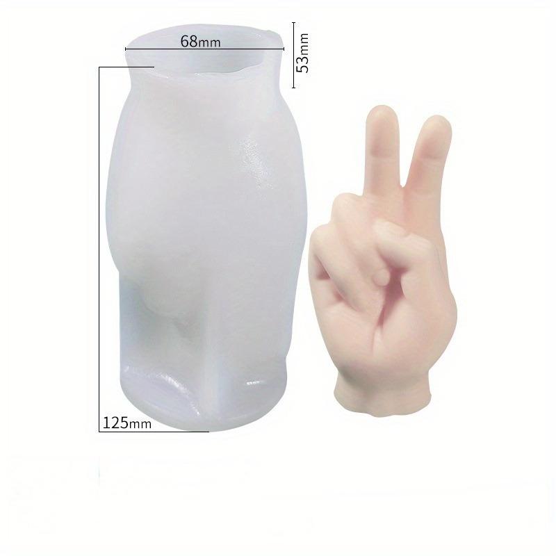 Creative Gesture Aromatherapy Candle Making Supplies Wax Mould Plaster Home Decoration