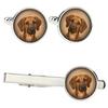 Rhodesian Ridgeback, African Lionhound, African Lion Dog - Cufflinks and Tie with Your Photo, a Suit Decoration, Men's Jewelry from the Brand.