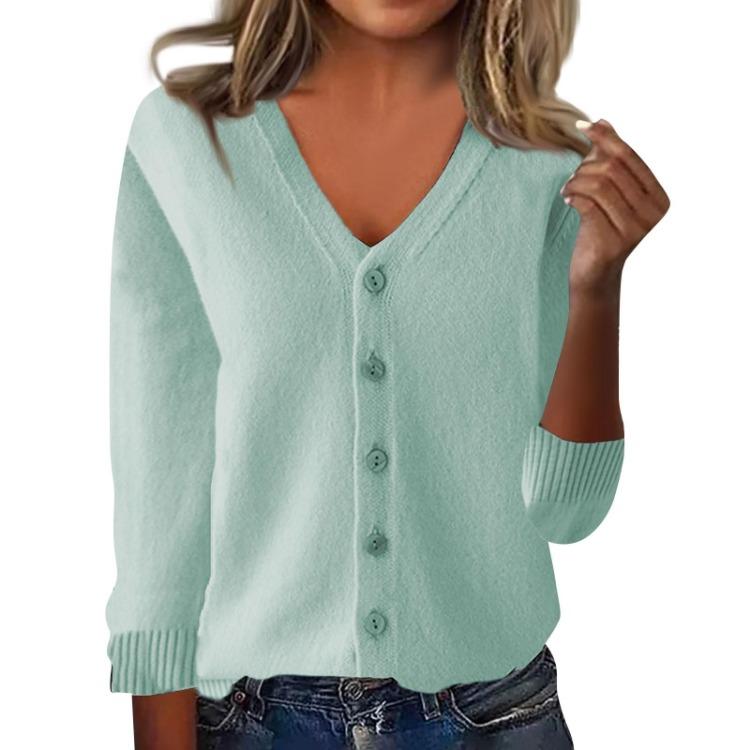 Women Casual Long Sleeve Knit Cardigan Loose Fit Fashion Top Jacket