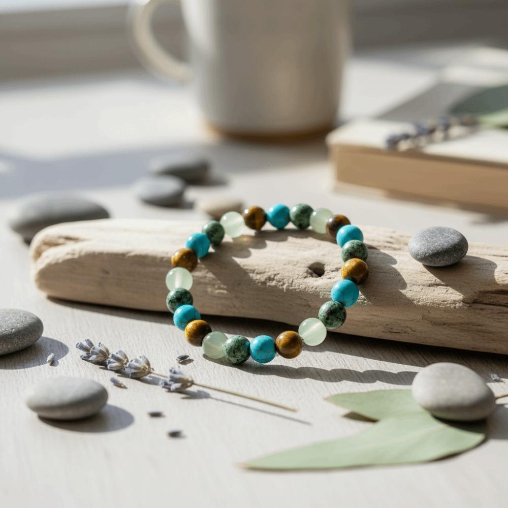 Patchwork Bracelet for Women Bohemian Wrist Chain Stone Beaded Bracelet Ladies Jewelry