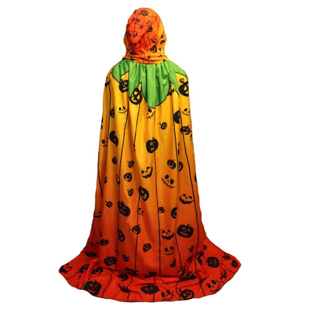 Castle Halloween Costume Cosplay Props Pumpkin Spider Web Cape Performance Property