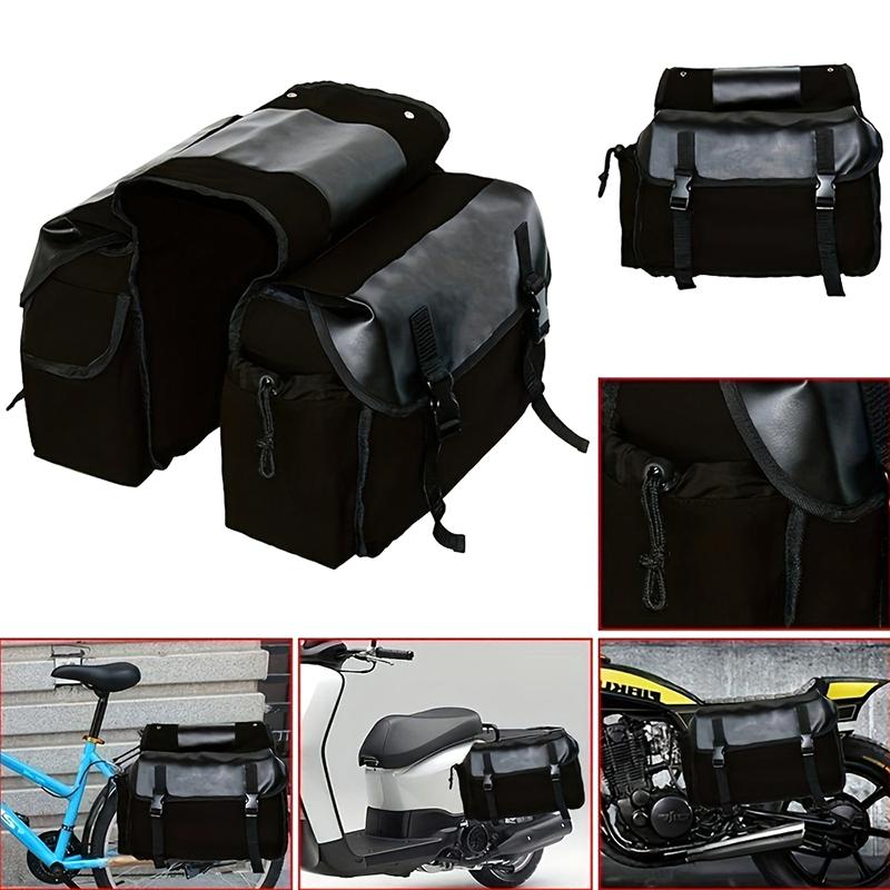 Motorbike Bag Large Capacity Motorcycle Riding Travel Canvas Waterproof Panniers Box Side Tools Bag Pouch For Motorbike