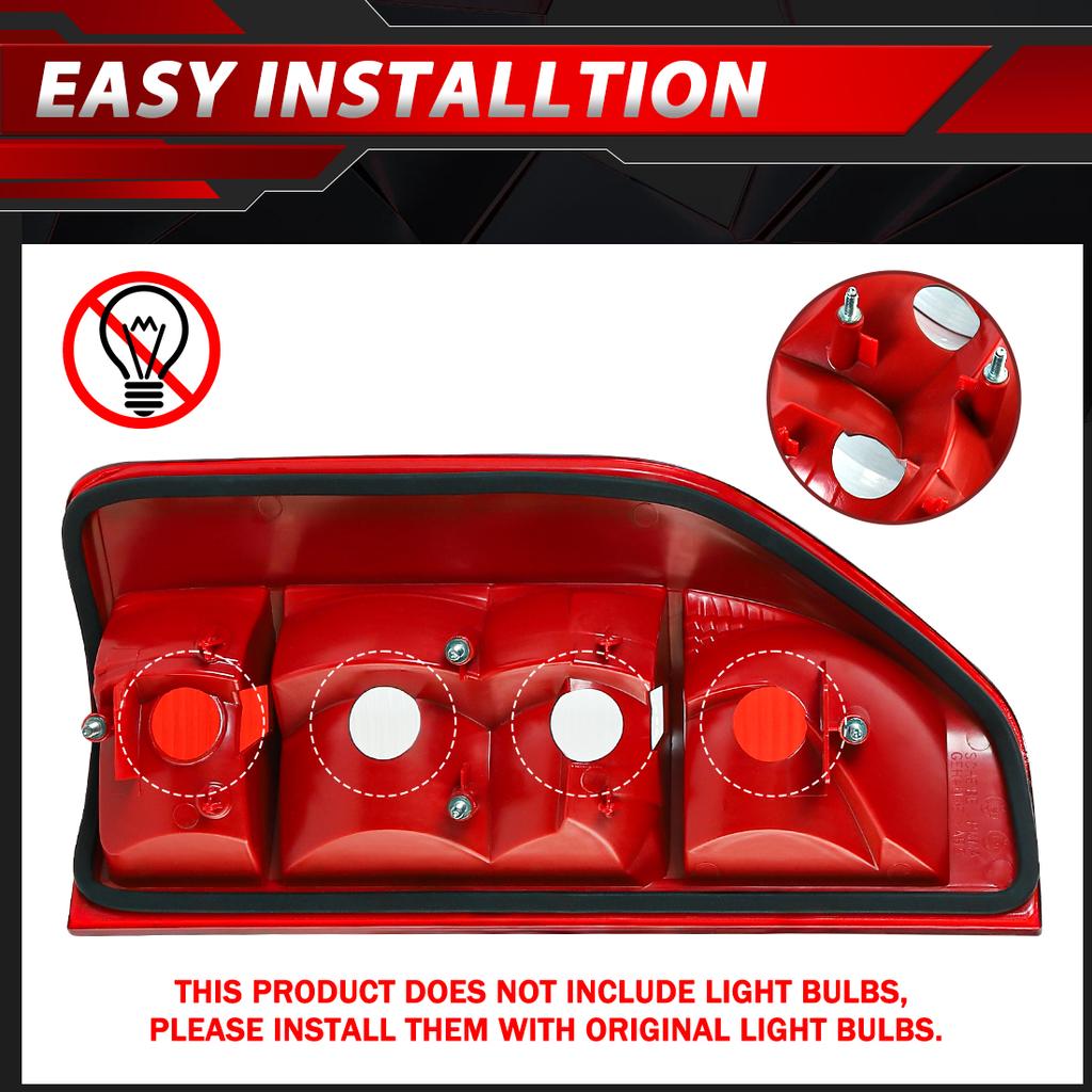 Tail Light For Mercedes-Benz Sprinter 1996-2006 Car Rear Brake Lamp Tail Light Turn Signal Light Without Bulb Car Accessories