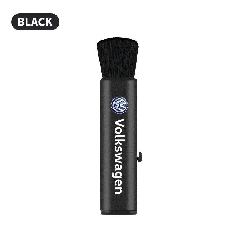 

For VW New Car Interior Cleaning Brush Telescopic Small Soft Brush Accessories For Volkswagen VW Rline Amarok T5 Phaeton Tigua
