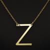 Kvinne 26 engelske bokstaver Ornament Ripple Chain Personlig brevkjede