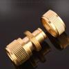 Water Hose Adaptor Hose Connector for Drip Irrigation Garden Brass Adaptor Hose Pipe Tap Quick Connect 1/2 Adaptor Nipple Type