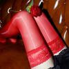 Ultra-thin Socks Women &Men Oil Shiny Gloss Damask Stockings