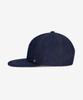 Bajal Va Curved Denim Stitch Detail 5-Panel Ball Cap Indigo