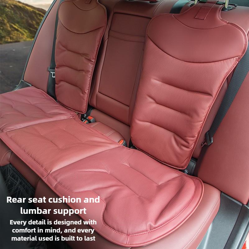 Auto Atmungsaktives Rücksitzkissen Ganzjährig Atmungsaktiv & Premium Innenraum-Upgrade, Rutschfest Universelle Passform für Luxuslimousinen