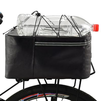 Bicycle Rear Seat Bag MTB Bike Rack Bag Trunk Pannier Cycling Large Capacity Waterproof Travel Bag With Rain Cover