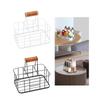 Drink Carrier Equipment with Handle Multifunction 6 Grid Reusable Drink Caddy Holder Wine Bottle Storage for Office Catering KTV