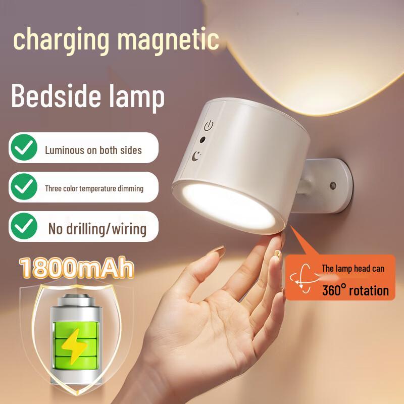 Magnetische wiederaufladbare LED-Wandleuchte