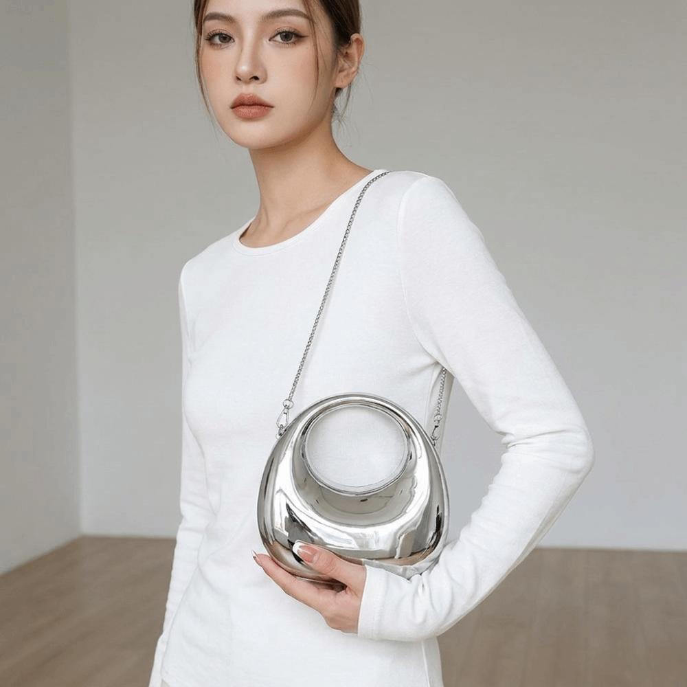 Mini Messenger Bag Banquet Chain Bag Korean Style Funny Party Bag Acrylic Box Shoulder Bag  Outdoor