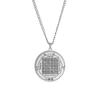 Solomon Circle Pendant Necklace For Men Trendy Titanium Steel Accessory