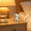 Dog Figurine, 3D Printed Cute Puppy Sculpture, Small Smile Animal Desktop Ornament for Living Room Table Decor, Gifts for Dog Lovers