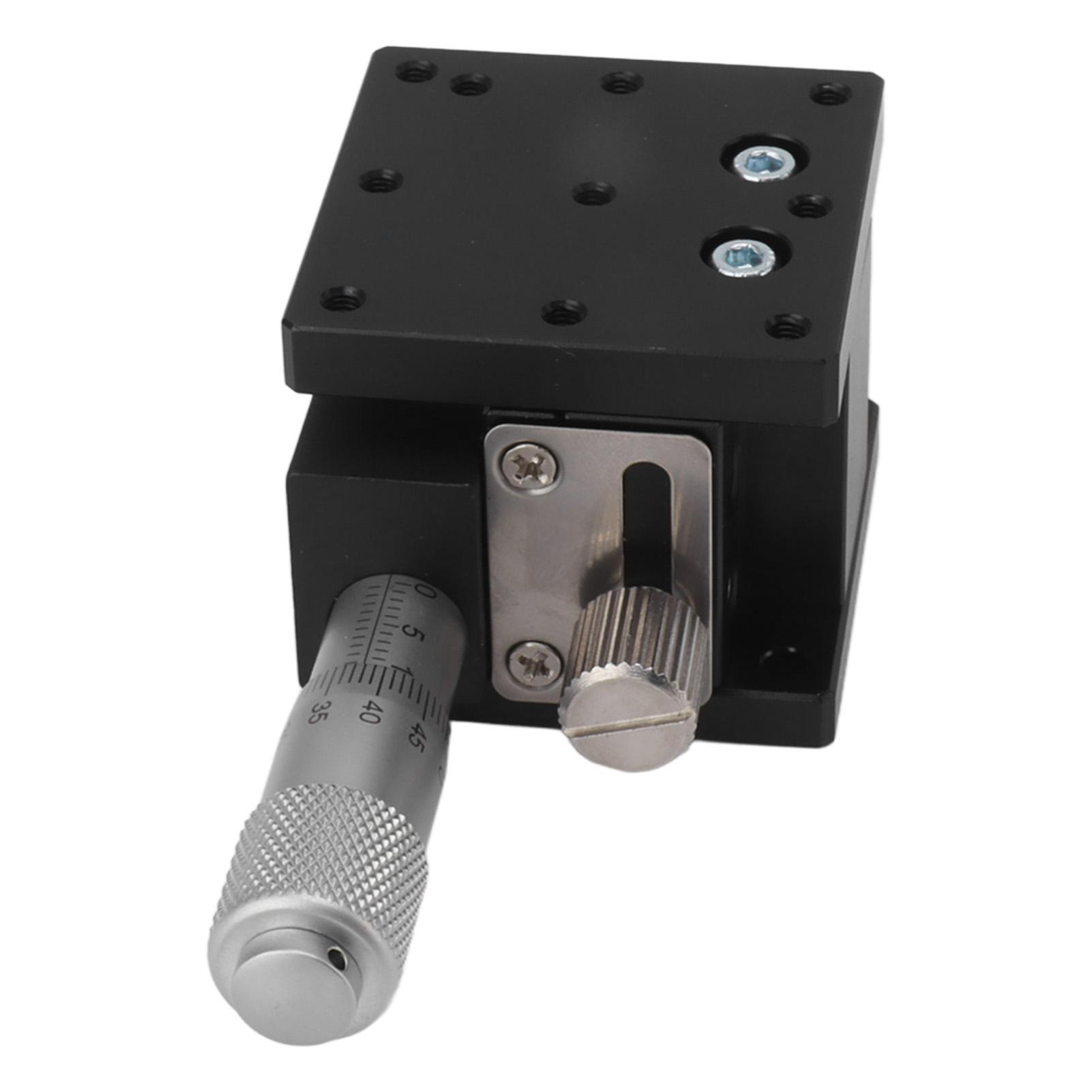 

Manual Linear Stage Aluminum Alloy Z Axes Slide Table 19.6N Bearing for Alignment Positioning