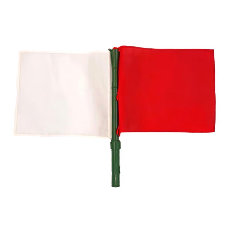 Multifunctional Red and White Signal Flag