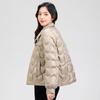 Light down jacket women's autumn and winter fashion small fragrant style lapel short duck down warm jacket tide