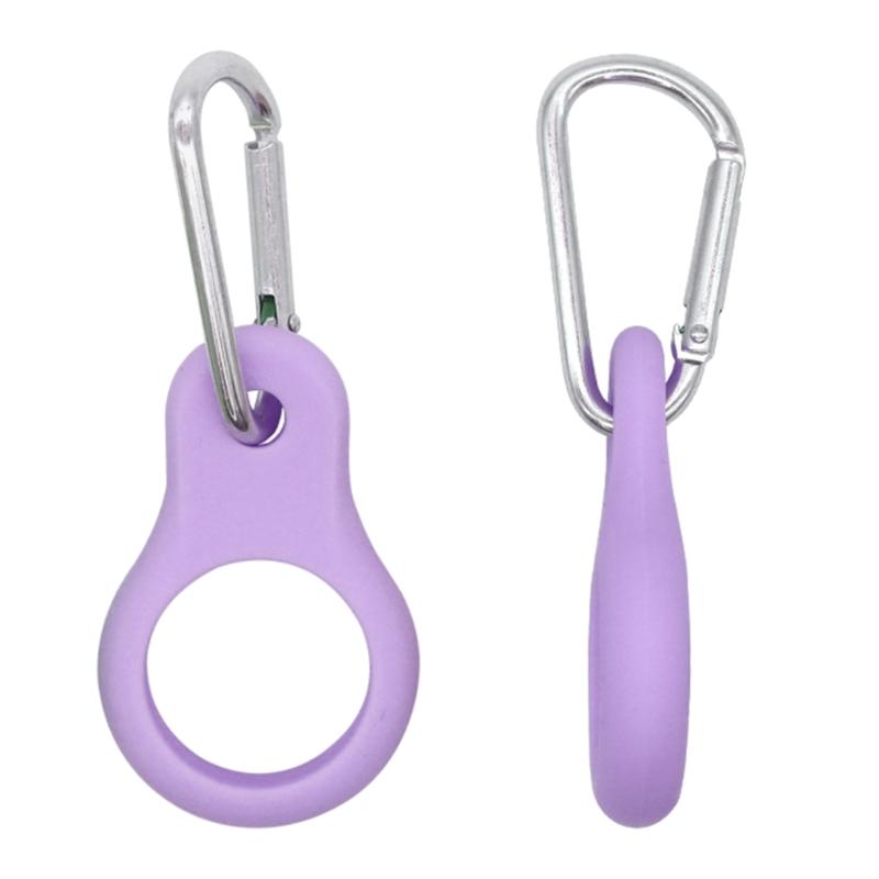 3Pcs Portable Water Bottle Carrying holder Silicone Hanging buckles Secure Water Bottle Holder with Carabiner Belt Clip