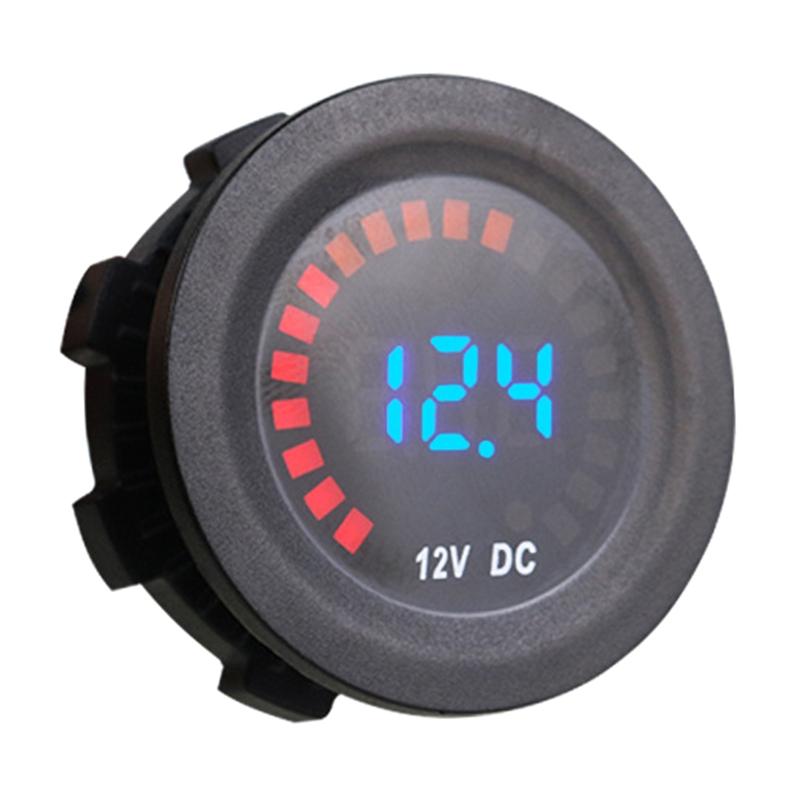 

Car SUV LED Digital Display Motorcycle Voltmeter DC 12V Digital Voltage Current Meter Volt Detector Tester Monitor P 1