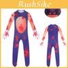 Sonic The Hedgehog Kostium Cosplay dla Dzieci na Halloween Łatwy do Noszenia Oddychający Unisex Idealny na Imprezy!