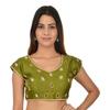 Women's Silk Blend Ethnic Blouse Indian Pakistani Wedding Party Wear Choli Dress