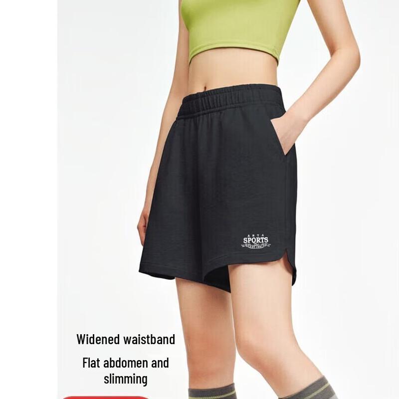 ANTA Women s Casual Knit Mid-Thigh Shorts 160/S