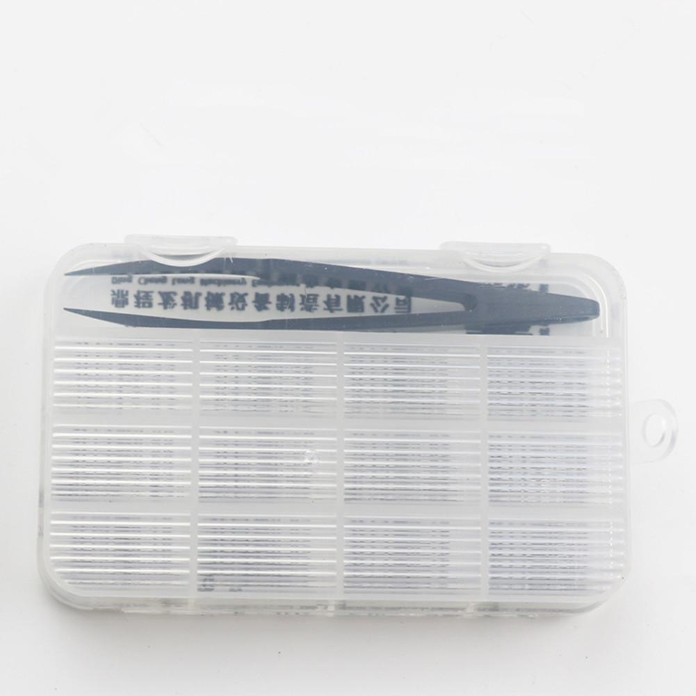 360 Stück 0,2 mm 12 Größen Metall Uhrendrücker Knopf Clip Sprengring Sicherungsring mit Pinzette Sortimentsbox für Uhrmacher Reparatur