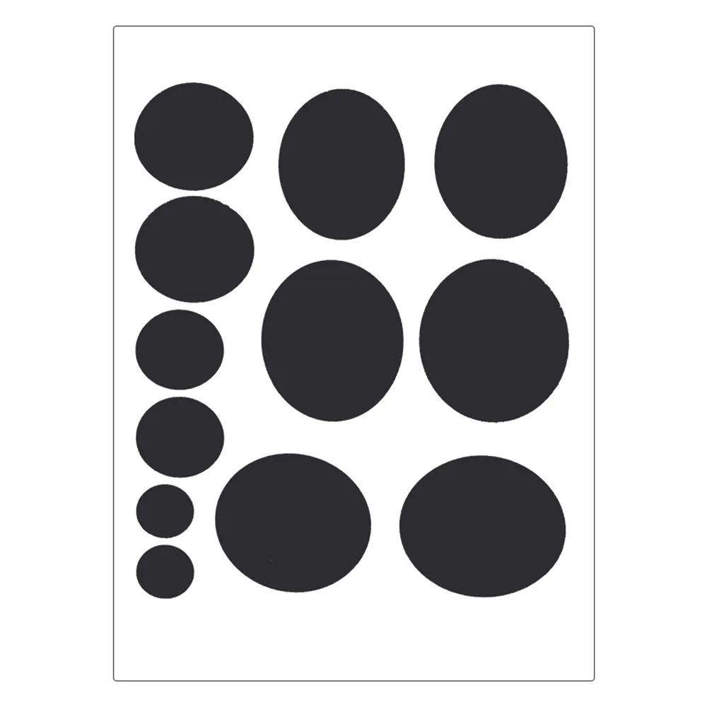 Apparel Applique Self Adhesive Black Patches Thermal Transfer DIY Craft Jacket Repair Washable Waterproof Patch