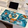 Natural Rubber Mouse Pad Pokemon Gyarados XXL Game Gaming Accessories Speed Keyboard Lock Edge Desk Mat Office Laptop mousepad