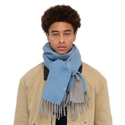 Velsey klassischer Wende-Schal [NATURAL BLUE]