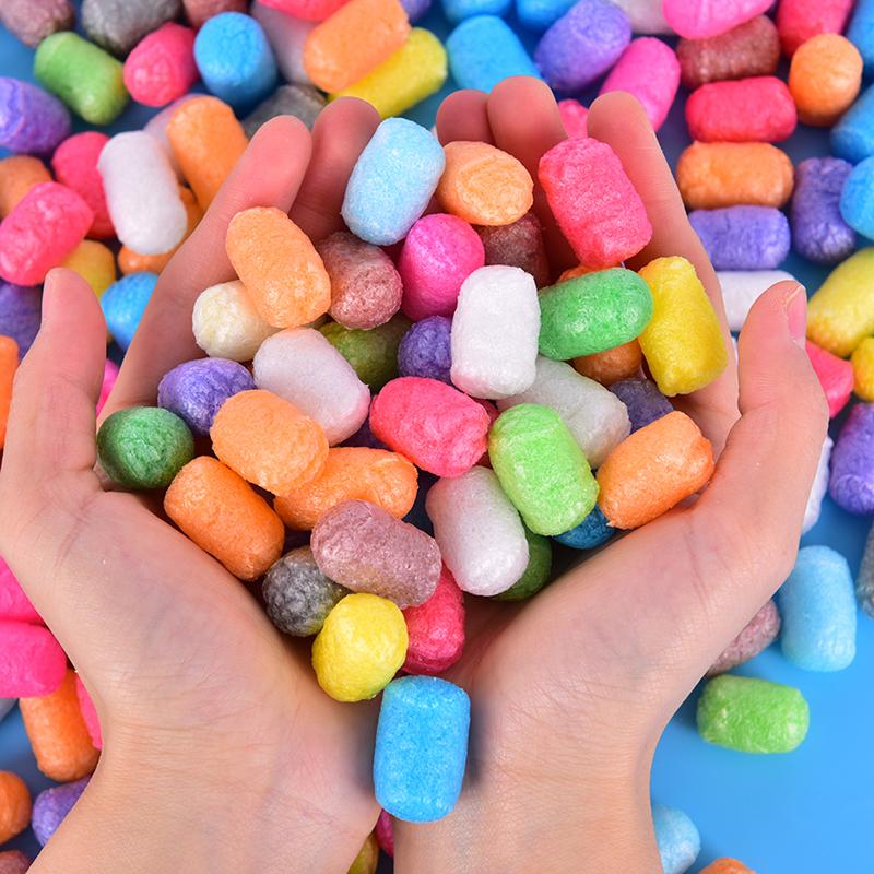 500pc Multicolor Corn Plasticines Starch Miou Baby Kids Building Blocks Magic Corn Plasticine Children Child Toy Kernels Xmas