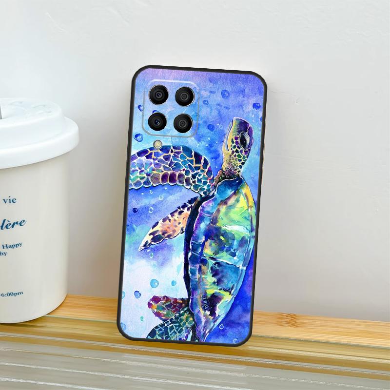 Sea Turtle Turquoise Oceanlife Case For Samsung Galaxy M53 M13 M06 M16 M31 M11 M35 M55 M15 M56 M36 M12 M32 M52 M14 M34 M54
