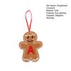 Gingerbread Man Ornaments Initial Alphabet Monogram Gingerbread Hanging Ornament Family Name Letter Xmas Tree Decor