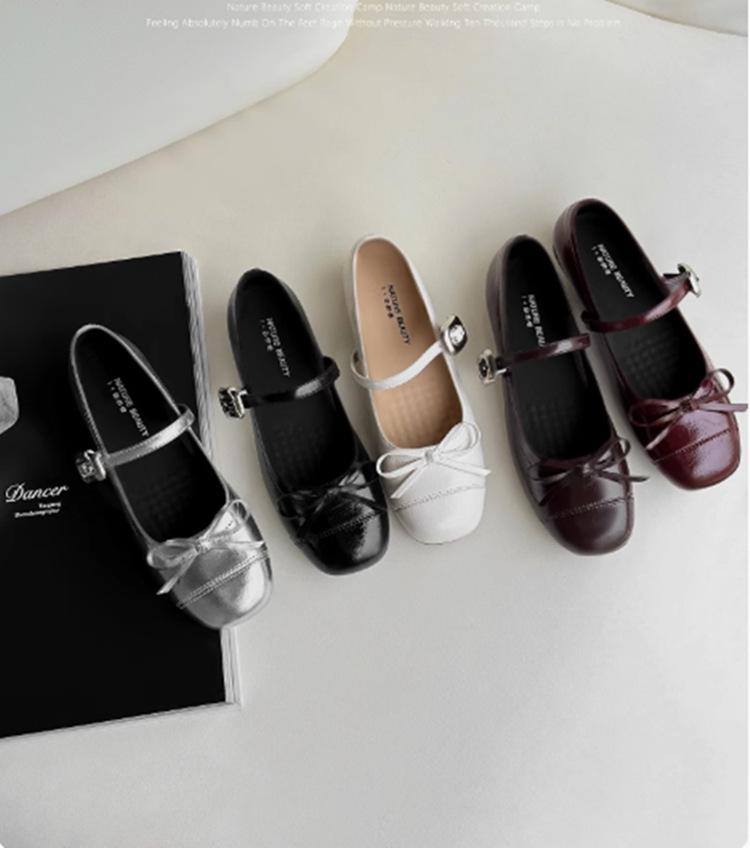 

Черные французские туфли с юбкой, с мелким вырезом, на плоской подошве, женские, 2025, новая летняя балетная обувь, ретро, Мэри Джейн, женские туфли 40 коричневый