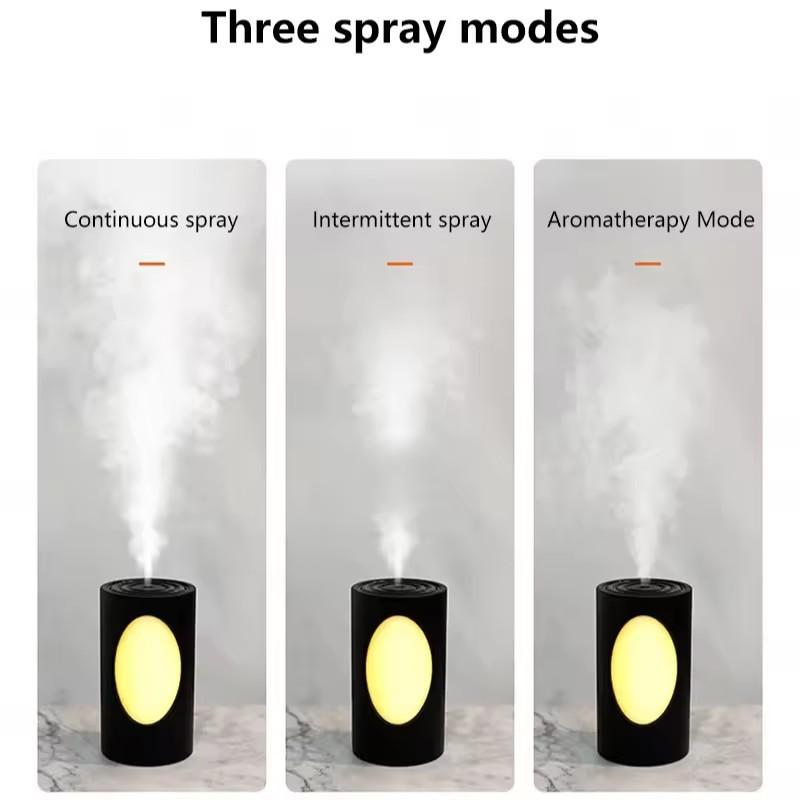 Zai Xiao 600ml Portable Aroma Diffuser With Colorful LED Lights Battery Rechargeable Wireless Air Humidifier For Bedroom Office