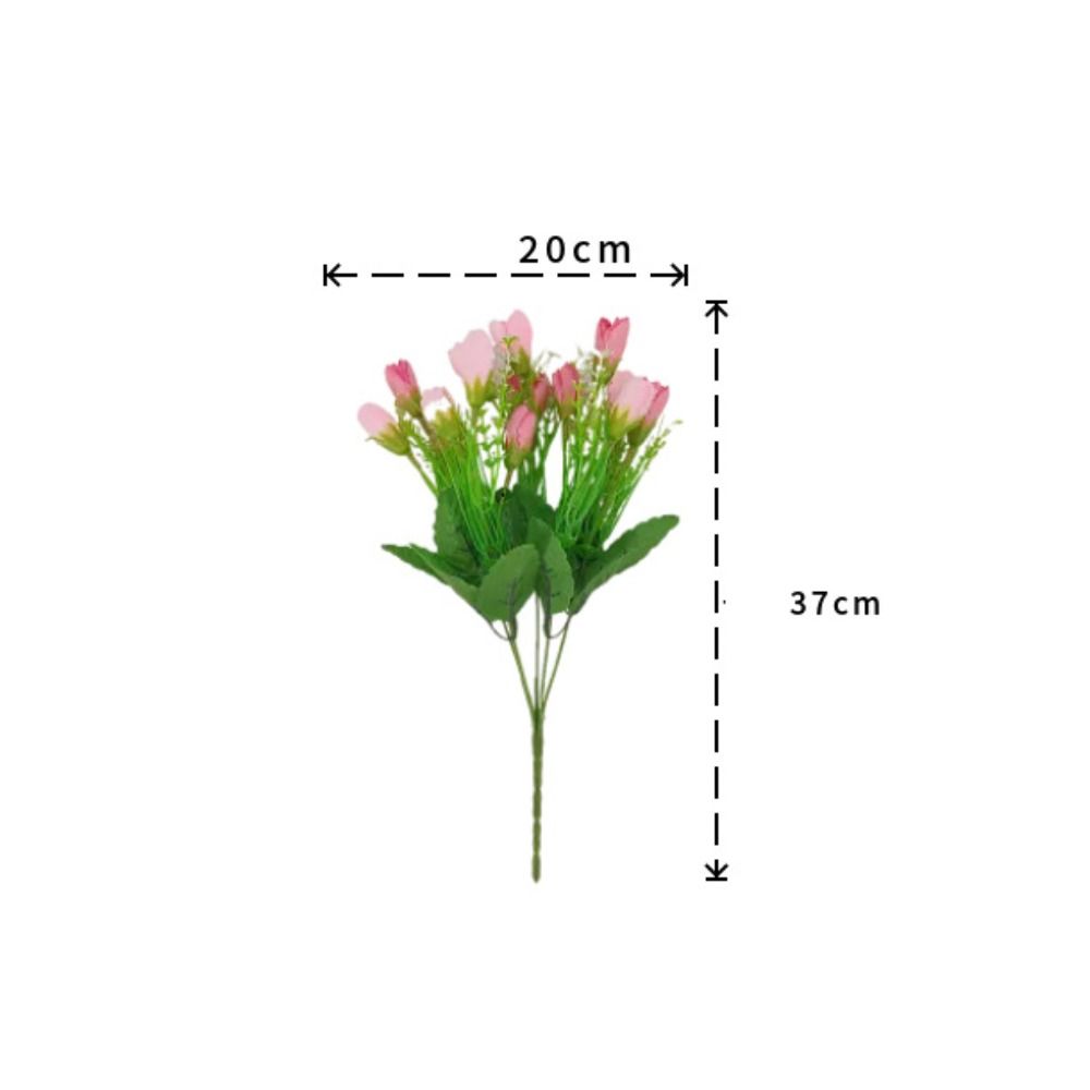New Long Stem Artificial Tulip Bouquet Decorative Authentic Touch Artificial Flowers DIY Fake Flower Floral Arrangement