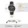NEUTRA Chronograph Black Leather Watch