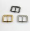 1-inch Beveled Zinc Alloy Rectangular Pin Buckle for Shoes, Bags, and Boxes