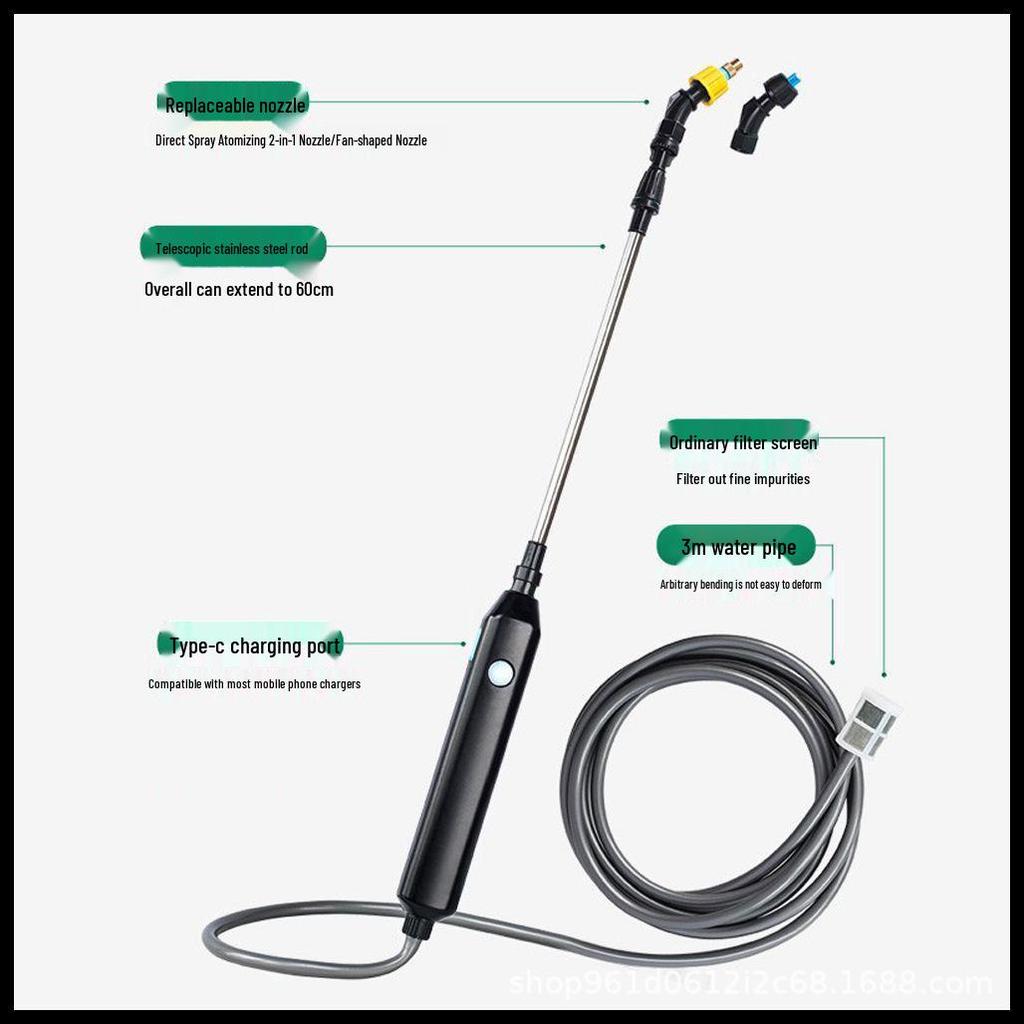 Multifunktionale elektrische Spritzpistole zum Bewässern und Sprühen