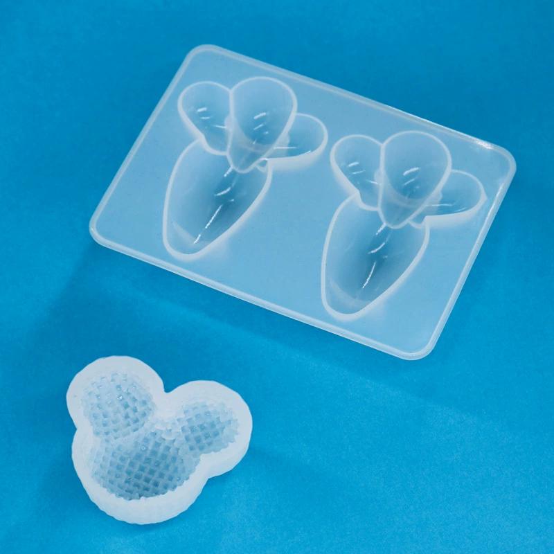 

WTEMPO DIY Epoxy Resin Mold Easter Carrot Clay Candle Mold Creative Cute Ornament Silicone Mold 2pcs білий