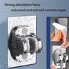 1Pc Wall Mounted Strong Adhesive Shower Head Bracket Abs Waterproof Adjustable Bathroom Shower Bracket Easy To Install Base